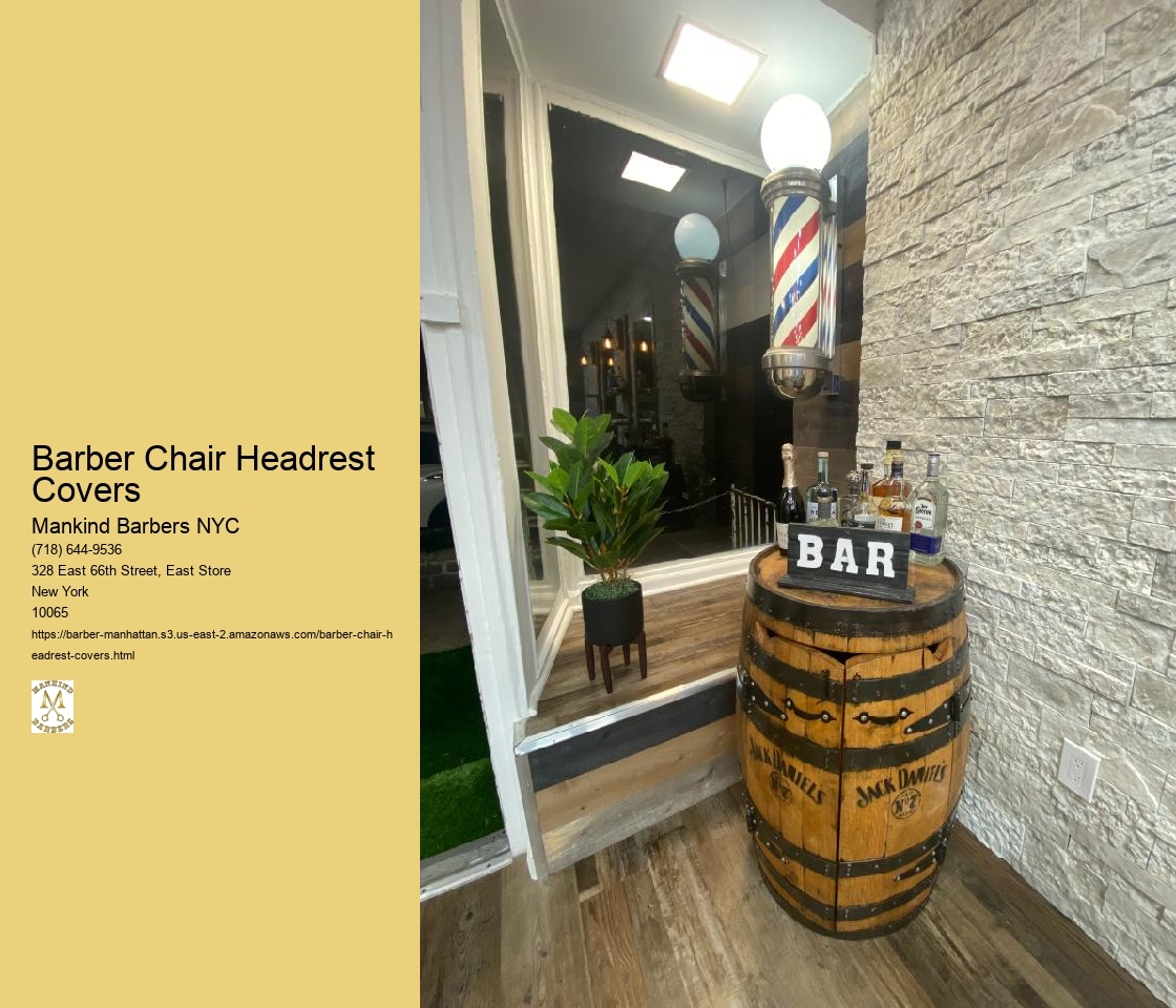 Barber Chair Headrest Covers