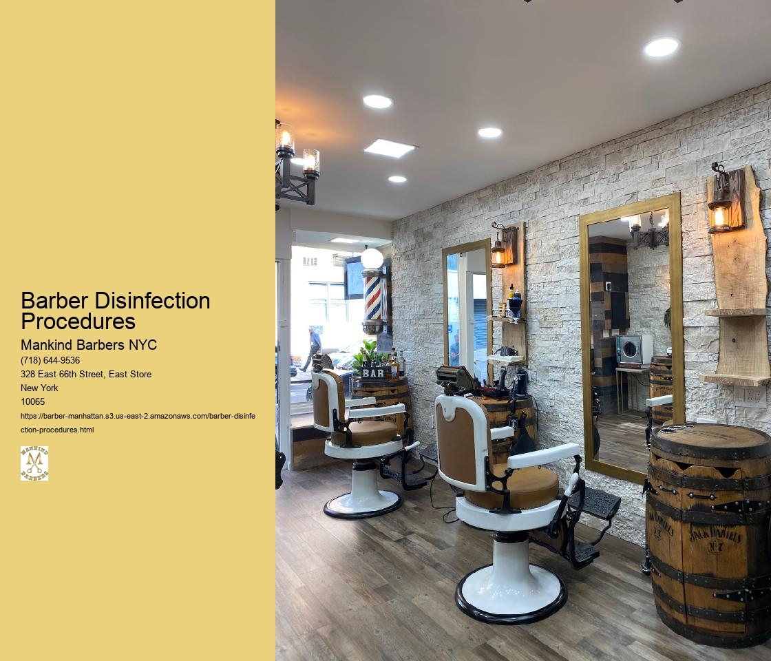 Barber Disinfection Procedures