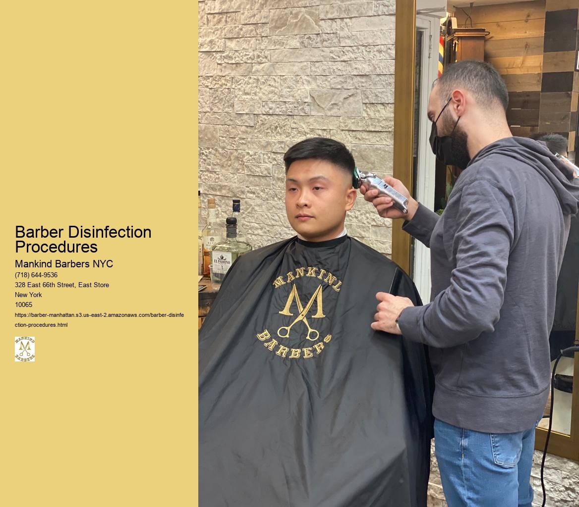 Are there any specific disinfection protocols that barbershops should follow in the event of a known or suspected infectious disease outbreak?