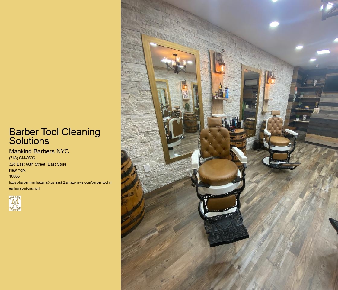 Barber Tool Cleaning Solutions